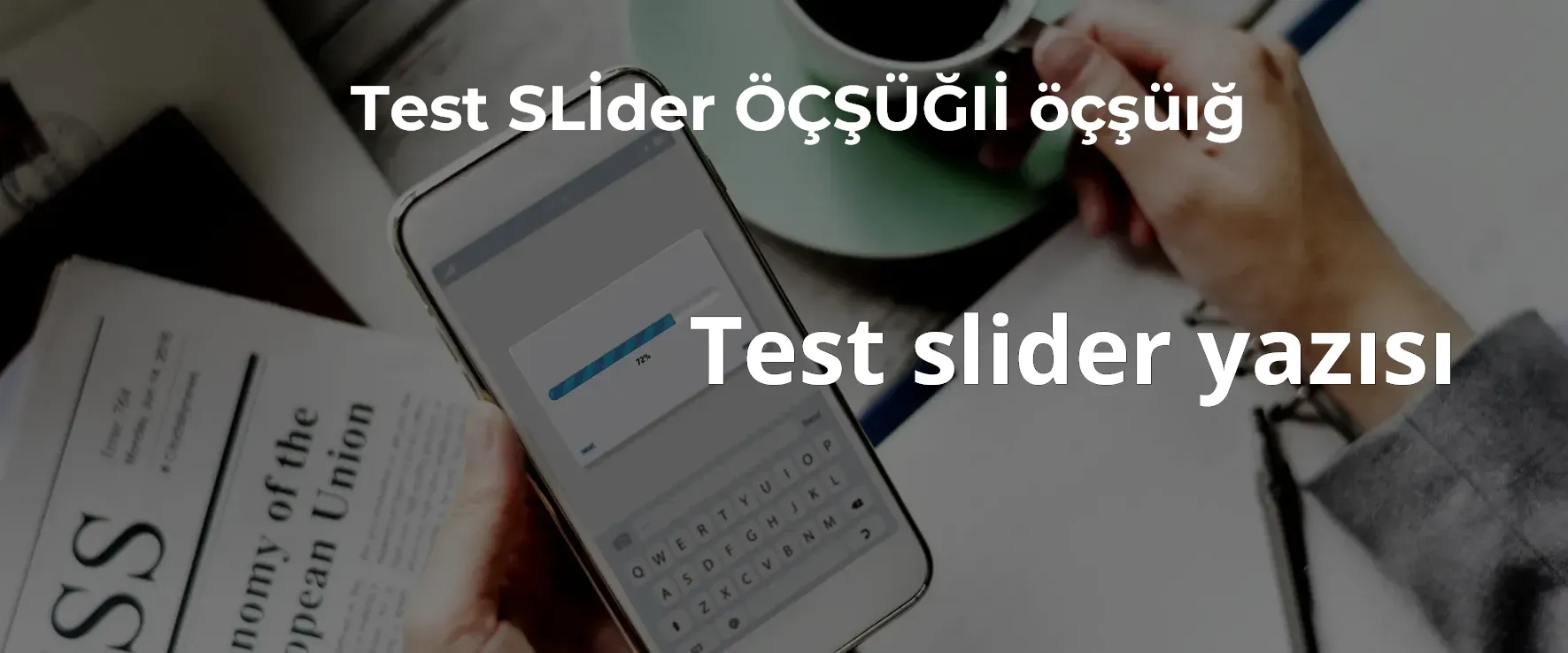TEST SLIDER test test